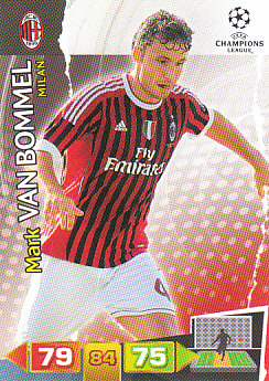 Mark van Bommel A.C. Milan 2011/12 Panini Adrenalyn XL CL #164